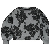 LCF BLACK FLOWER NEOPRENE SWEATSHIRT (10-M)