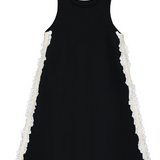LCF NEOPRENE LACE APRON DRESS (2-XS)