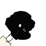 LIMITED EDITION 2 TONE VELVET SCRUNCHIE BLACK