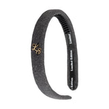 LIMITED EDITION BRUSHED WOOL HEADBAND THIN  GREY