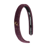 LIMITED EDITION BRUSHED WOOL HEADBAND THIN PLUM