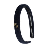 LIMITED EDITION BRUSHED WOOL HEADBAND THIN NAVY