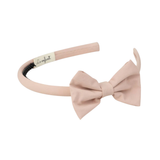 LE ENFANT DAINTY TAFFETTA BOW HAIRBAND PINK (OS)