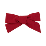 LE ENFANT TAFFETTA BOWS MINI 2PK RED (OS)