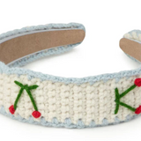 LE ENFANT HAND STITCH CHERRY HAIRBAND (OS)