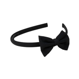 LE ENFANT DAINTY TAFFETTA BOW HAIRBAND NAVY (OS)