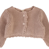 LILETTE CHUNKY KNIT SHRUG (3M-36M) - Klade Children's Boutique