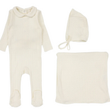 LILETTE FINE POINTELLE COLLAR LAYETTE SET (NB-6M)