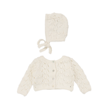 LILETTE POPCORN WEAVE CARDIGAN SET (3M-24M)