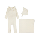 LILETTE FINE POINTELLE COLLAR LAYETTE SET (NB-6M)