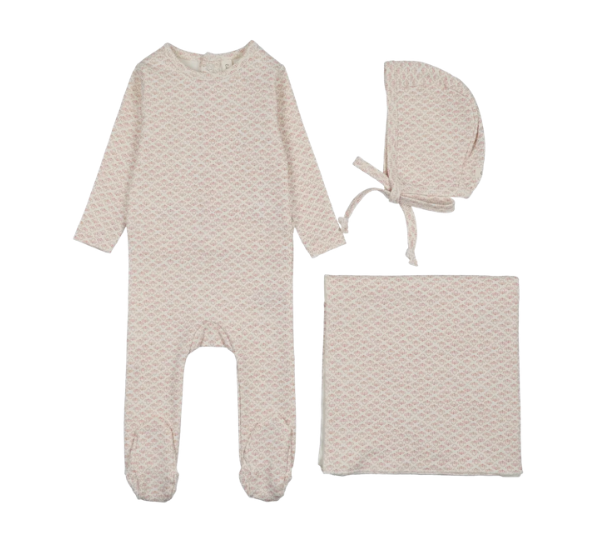 LILETTE MINI FLORA PRINT LAYETTE SET (3M-6M)
