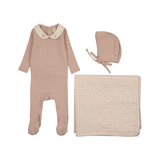 LILETTE SWEETHEART COLLAR LAYETTE SET (3M)