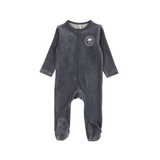 LILETTE VELOUR SNAP DOWN FOOTIE (9M-24M)