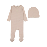 LILETTE STRIPED BEBE FOOTIE SET (3M-9M)