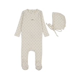 LILETTE FLORET PRINT FOOTIE SET (9M)