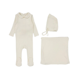 LILETTE FINE POINTELLE COLLAR LAYETTE SET (NB-6M)