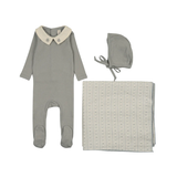 LILETTE SWEETHEART COLLAR LAYETTE SET (3M)