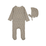 LILETTE SWEET LIBERTY PRINT FOOTIE SET (3M-9M)