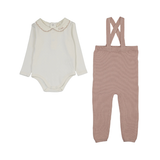 LILETTE LE BEBE KNIT SUSPENDER SET (12M-24M)
