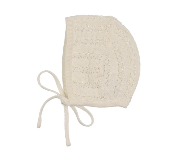 LILETTE CROCHET KNIT SHRUG W/BONNET(3M-24M) - Klade Children's Boutique