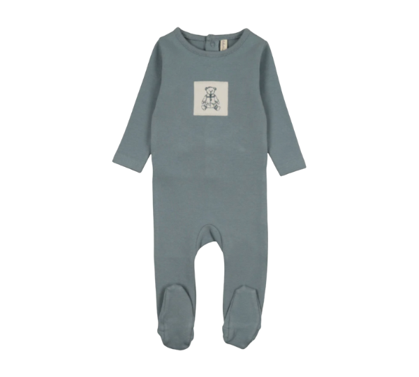 LILETTE GRAPHIC TAG FOOTIE (9M-24M) - Klade Children's Boutique