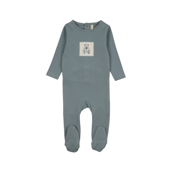 LILETTE GRAPHIC TAG FOOTIE (9M-24M) - Klade Children's Boutique