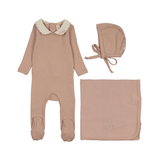 LILETTE LE BEBE POINTELLE LAYETTE SET (3M-6M)