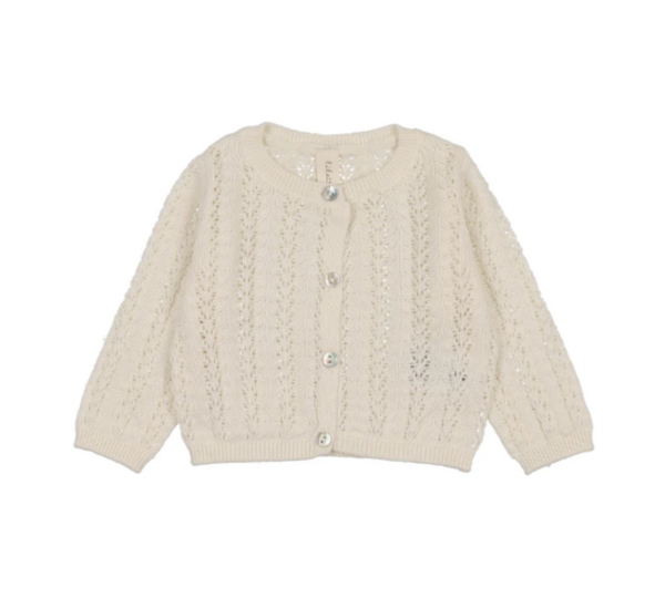 LILETTE CROCHET KNIT SHRUG W/BONNET(3M-24M) - Klade Children's Boutique