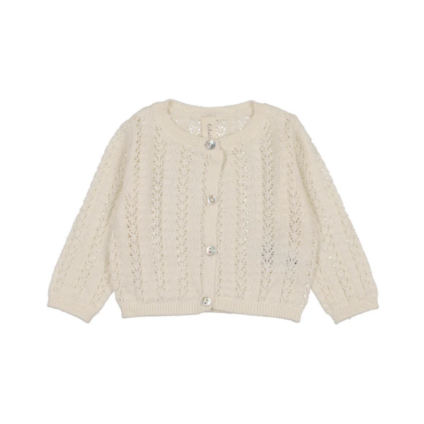 LILETTE CROCHET KNIT SHRUG W/BONNET(3M-24M) - Klade Children's Boutique
