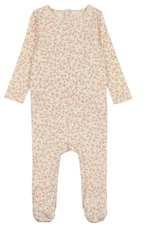 Lilette All Over Floral Footie - Mauve Lilette All Over Floral Footie - Mauve