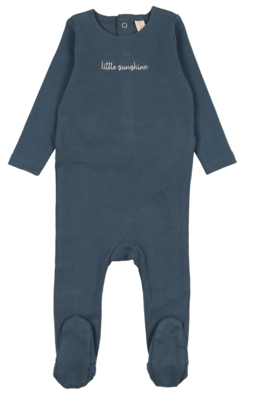 LILETTE COTTON WORD FOOTIE (12M-24M)
