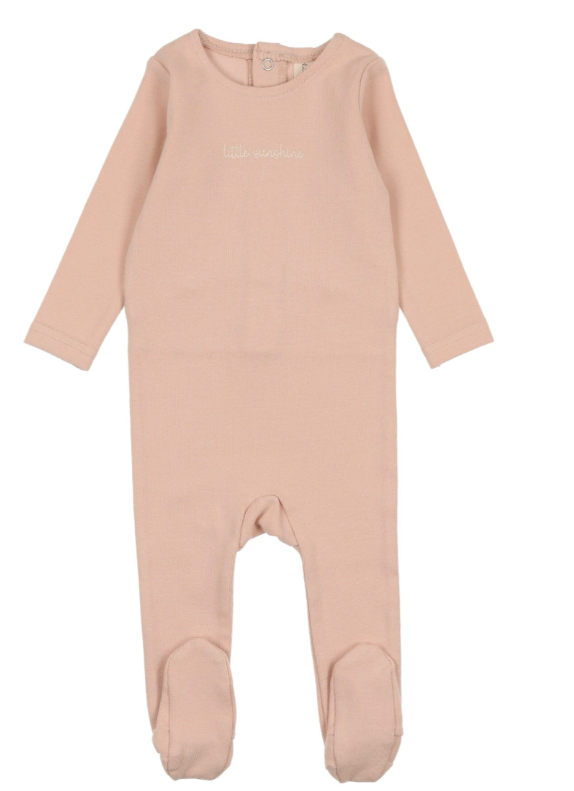 LILETTE COTTON WORD FOOTIE (12M-24M)