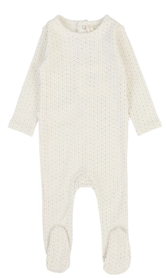LILETTE DOTTED FOOTIE (3M-9M) - Klade Children's Boutique