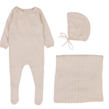 LILETTE DOTTY KNIT LAYETTE SET (NB-6M) - Klade Children's Boutique