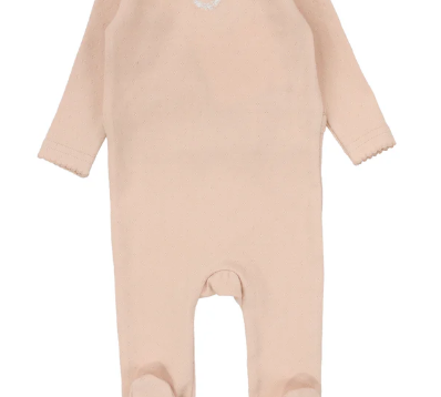 LILETTE EMBLEM EMBROIDERED FOOTIE (6M-24M) - Klade Children's Boutique
