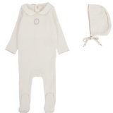 LILETTE EMBLEM EMB FOOTIE SET (NB-9M)