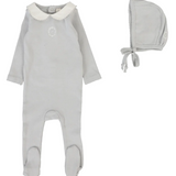 LILETTE EMBLEM EMB FOOTIE SET (NB-9M)