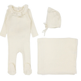 LILETTE FINE POINTELLE COLLAR LAYETTE SET (NB-6M)