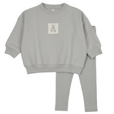 LILETTE GRAPHIC TAG SWEATSHIRT SET (12M-3T)