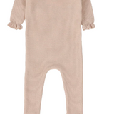 LILETTE KNIT COLLAR RUFFLE FOOTIE (NB-12M)