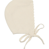 LILETTE KNIT COLLAR RUFFLE BONNET (NB-9M)