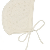LILETTE KNIT POINTELLE BONNET (3M-12M)