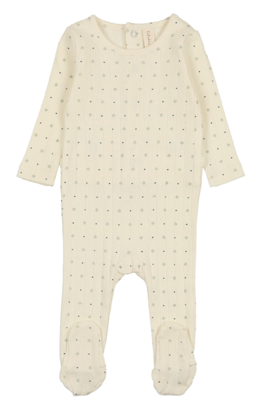 LILETTE LINEAR PRINTED FOOTIE (12M)