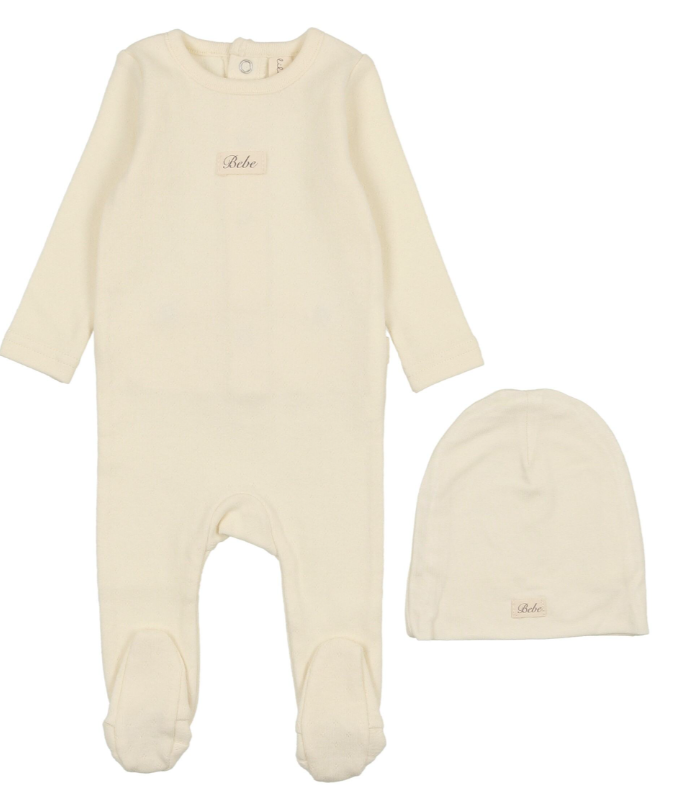 LILETTE POINTELLE BEBE FOOTIE SET (3M-9M)