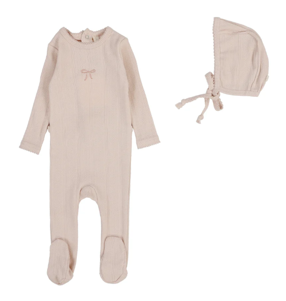 LILETTE POINTELLE GRAPHIC FOOTIE SET (NB-9M) - Klade Children's Boutique