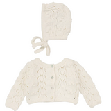 LILETTE POPCORN WEAVE CARDIGAN SET (9M-24M)