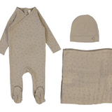 LILETTE PRINTED WRAPOVER LAYETTE SET (NB-6M)