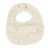 LILETTE SCATTERED CHERRY MUSLIN TERRY BIB (OS)