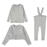 LILETTE VELOUR CARDI LOUNGE SET (12M-48M)