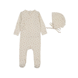LILETTE PRINTED WRAPOVER FOOTIE SET (3M-9M)